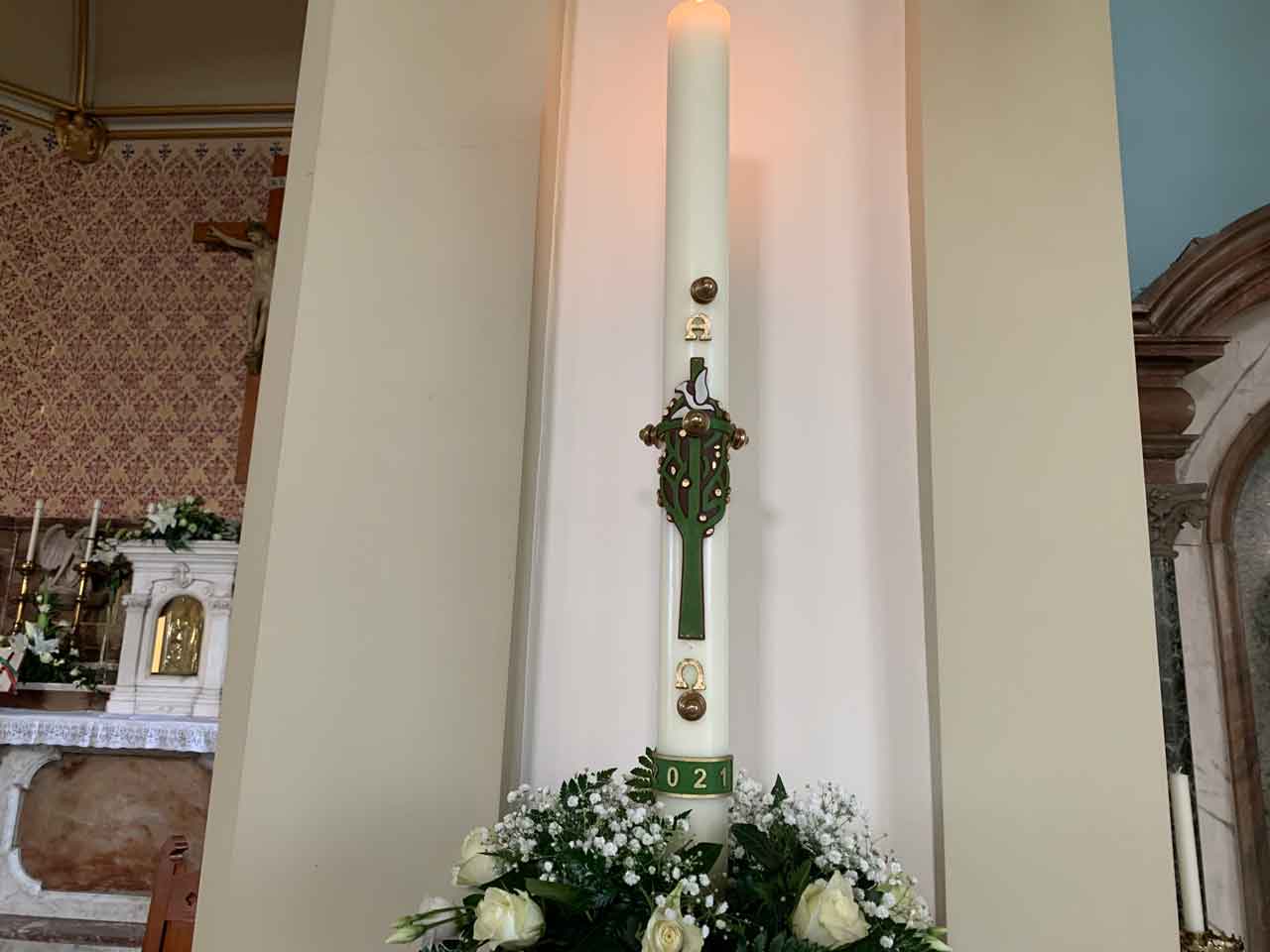 The Blessing of the Paschal Candle St Andrew's, Cottam, & St Mary's, Lea Town
